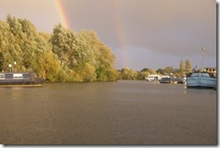 Thames & Kennet Marina. Rain.
