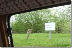 Makes a change from dangerous deep water, I guess.