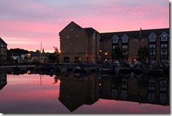 Apsley Marina at dusk