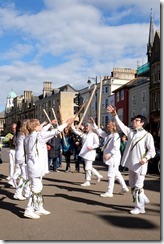 Jackstraws tossing the caber