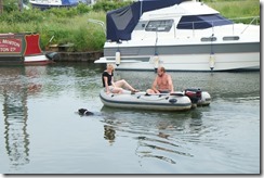 Just a-walking the dog...